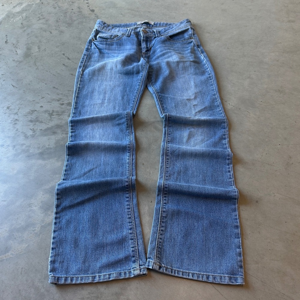 No Boundaries Women Blue Bootcut Jeans Size 3 Regular Medium Wash Denim j57
